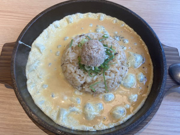 「ﾁｬｰﾊﾝ餃子ｾｯﾄ 429円(鉄板玉子ﾁｬｰﾊﾝ小）他」@丸源ラーメン 印西牧の原モア店の写真