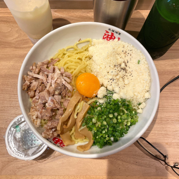 「油そば＋A（大盛）ect.」@元祖油堂 町田店の写真