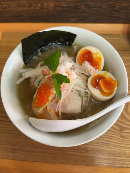 「【限定】カニラーメン」@らぁ麺 大金星の写真