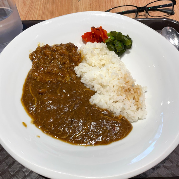 「チキンカレー+おまけキーマ」@たまねぎ本舗 さすらい屋の写真