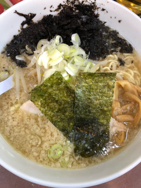 「ハッスルラーメンサービスランチセット」@ハッスルラーメンホンマ 錦糸町店の写真