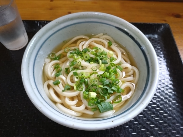 「かけうどん380円」@讃岐 鳥越製麺所の写真