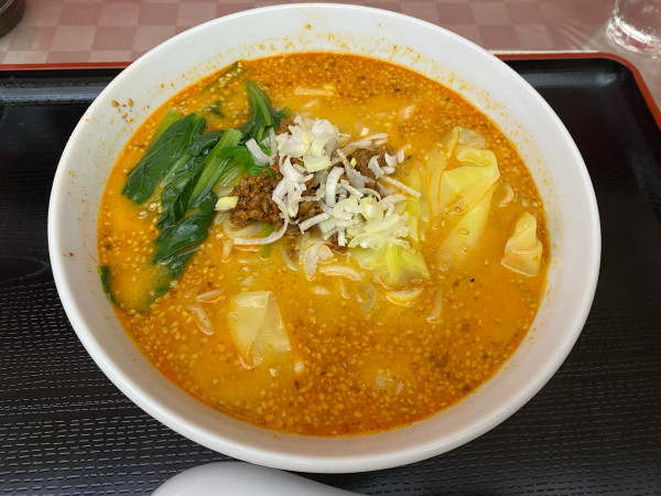 「ワンタン担々麺（中辛）980円」@祥園の写真