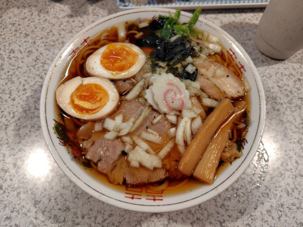 「しょうゆ880円、煮玉子120円」@鳥人の写真