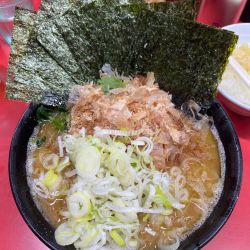 和風ラーメン　海苔　ネギ