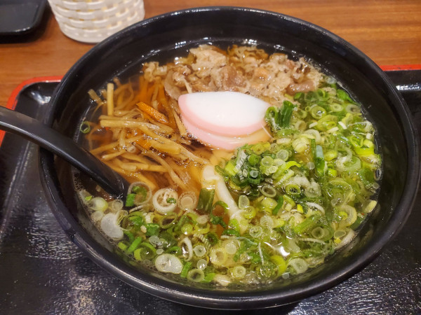 「肉きんぴらうどん」@あじわい処 麺 福山店の写真
