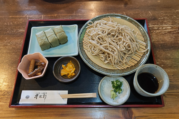 「柿の葉すし定食」@そば処 清九郎の写真