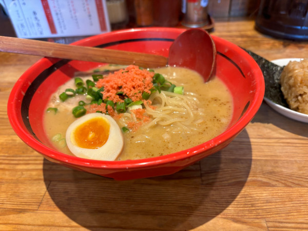 「ほどほど、しお、細麺、えびおにぎり」@えびそば一幻 総本店の写真