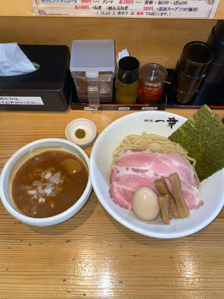 「濃厚つけ麺大盛煮卵¥1,250円」@麺屋 一幸の写真