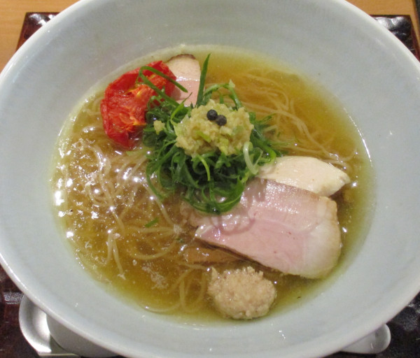 「塩そば（細麺）1150円」@饗 くろ㐂の写真