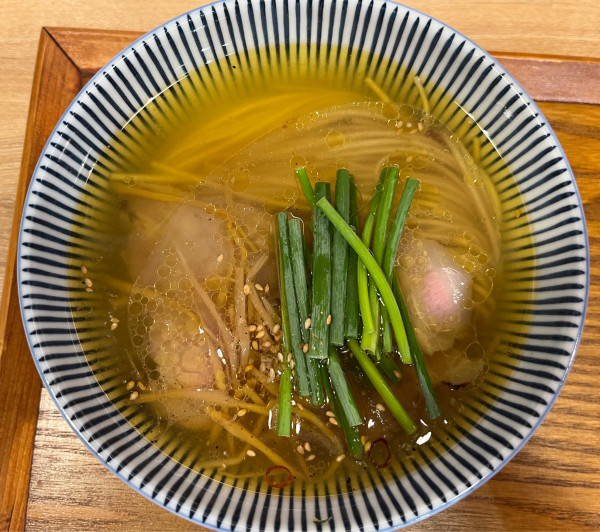 「稲庭中華そば　塩」@キッチンきらくの写真