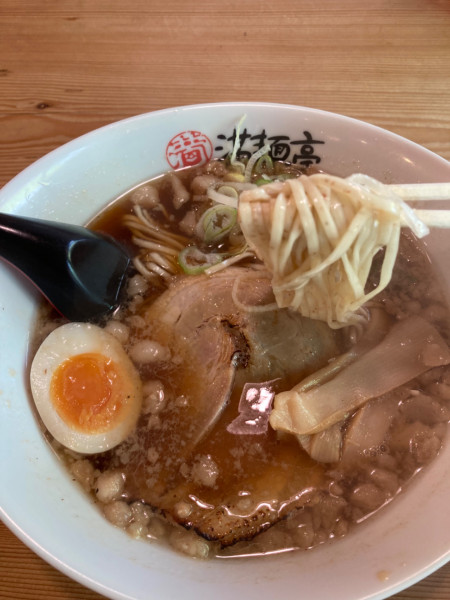 「あぶり醤油らーめん」@満麺亭の写真