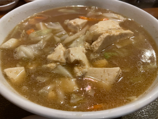 「トーフみそ：800円（＋餃子やビール）」@中華食堂 清広亭の写真