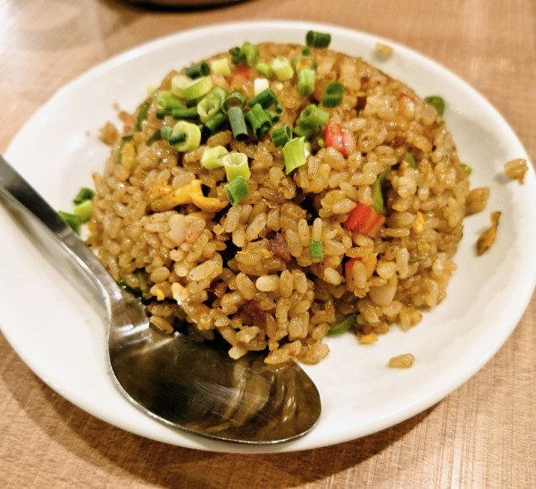 「つけ麺＋ミニチャーハン(ソース)」@大勝軒てつの写真