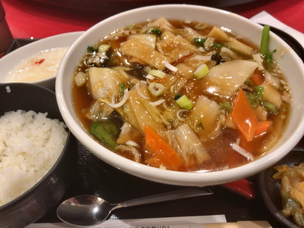 「五目そばセット」@梅香苑の写真