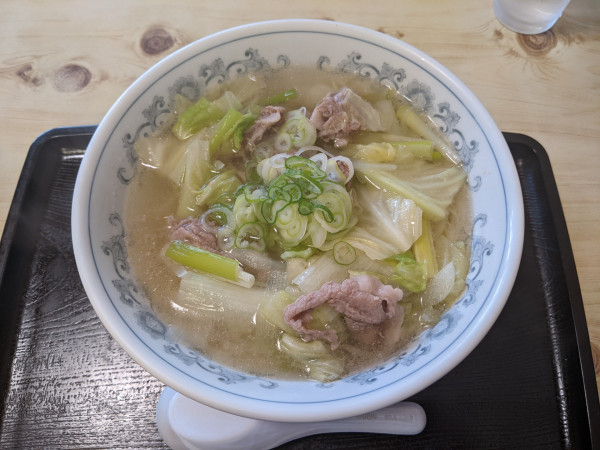 「タンメン：700円」@そば処 寿々喜屋の写真