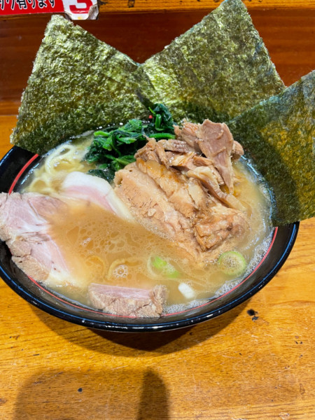 「ラーメン並盛クーポンバラチャーシュー」@横浜家系ラーメン 大将家の写真