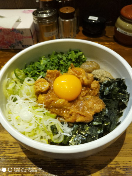 「鶏ちゃんまぜそば」@麺屋 もり田の写真