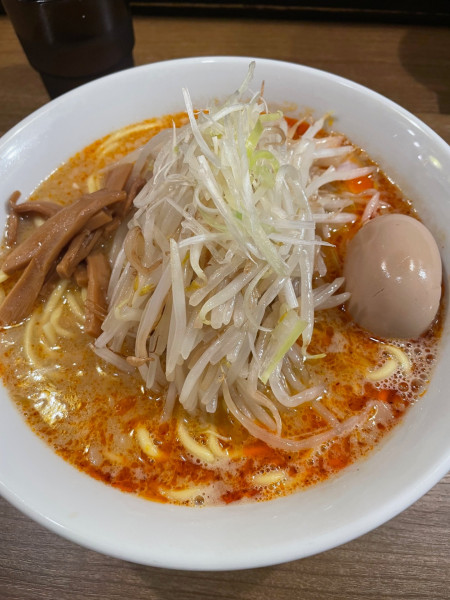 「味玉辛味噌ラーメン（大盛）」@味噌麺処 田坂屋の写真