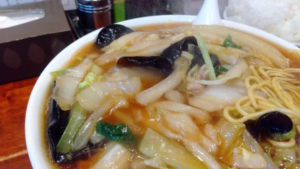 「#肉ソバ #900円 #ライス #200円」@中華 のんちの写真