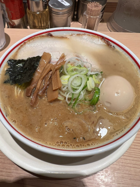 「味玉濃厚とろりそば」@東京煮干し らーめん 玉 東京駅店の写真