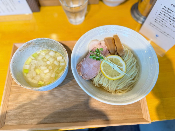 「昆布水つけ麺塩 980円」@BABA NOODLE HOUSEの写真