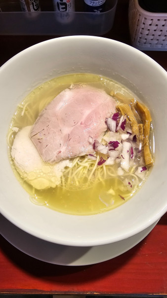 「しじみ塩そば　1100円」@大河の雫の写真