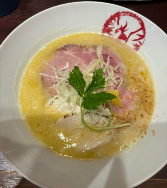 「濃厚鶏白湯そば」@鶏そば朱雀の写真