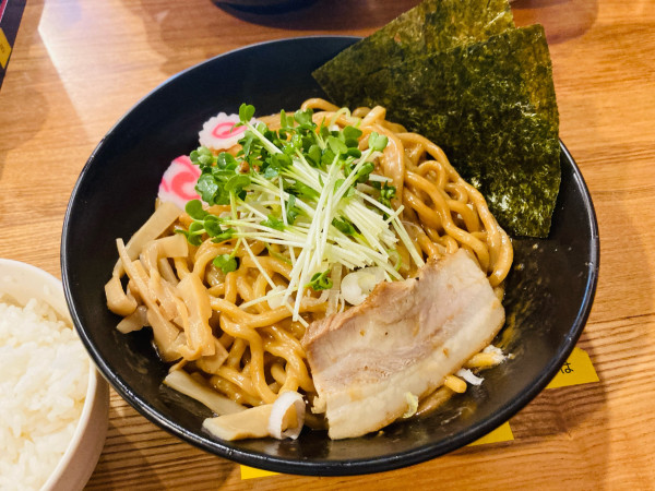 「特濃油そば W盛 無限ライス」@武蔵野アブラ学会 早稲田総本店の写真