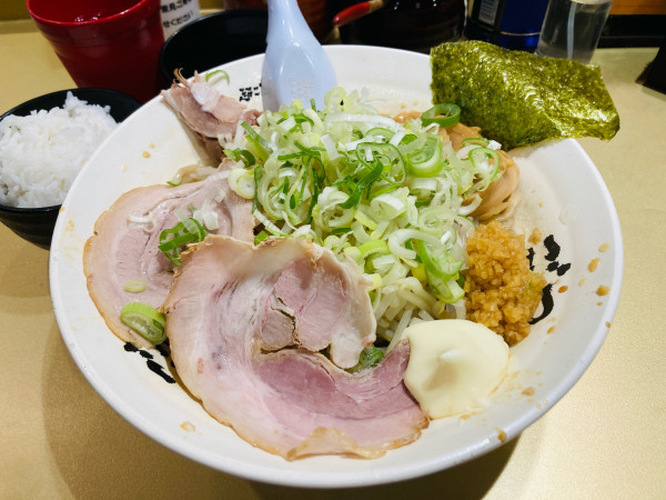 「新小岩まぜそば」@超ごってり麺 ごっつ 新小岩店の写真