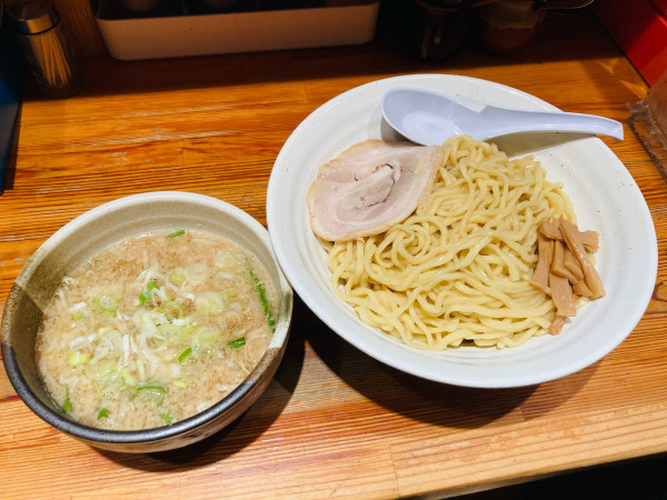「つけ麺 半ライス」@こってりらーめん せきやけの写真