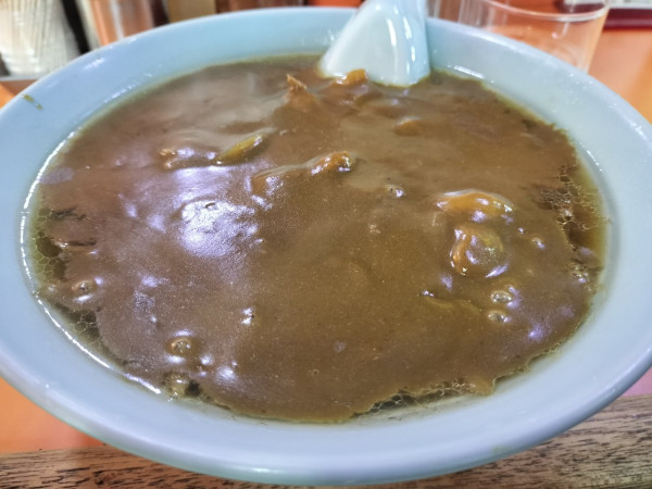 「カレーラーメン」@中華料理 勝楽の写真