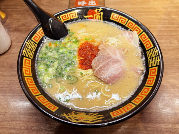 「ラーメン　1080円」@一蘭 広島本通店の写真