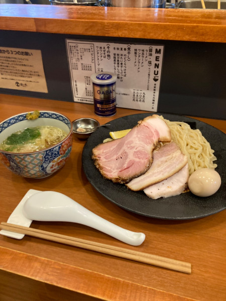 「特製淡麗つけ麺 1450円」@自家製手もみ麺 鈴ノ木の写真