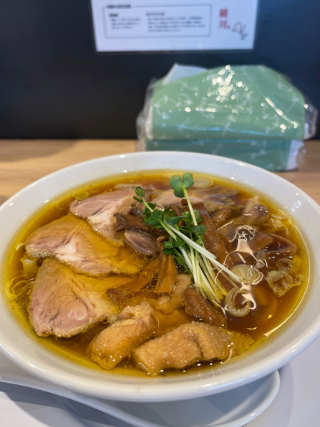 「醤油　チャーシュー　卵なし」@手打 親鶏中華そば綾川 大成店の写真