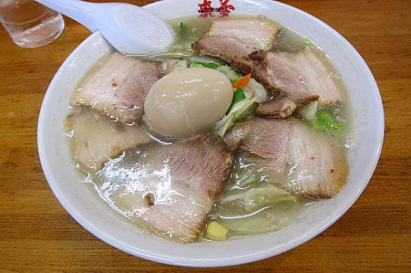 「塩タンメン　880円＋チャーシュー　320円他」@喜多方ラーメン 来夢 喜多方本店の写真