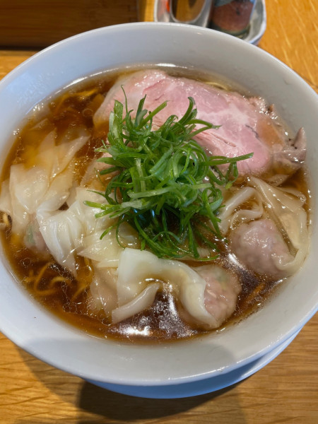 「わんたん麺（大盛）」@中華そば 二階堂の写真