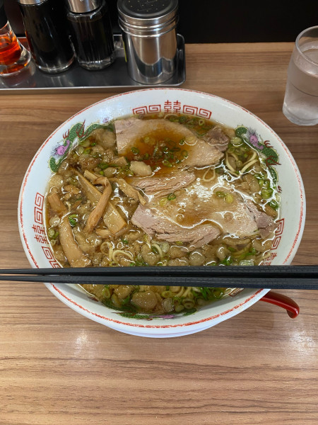 「中華そば大盛脂マシ」@中華そば しんたくの写真