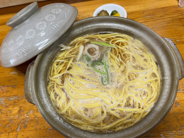 「なべ焼きラーメン 普通」@橋本食堂の写真