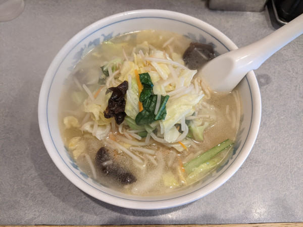 「タンメン(塩味)：680円」@チャイナキッチン ゆ〜りんの写真