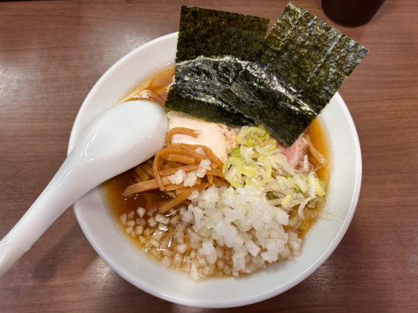 「煮干し中華　玉葱」@煮干し中華そば 山形屋の写真