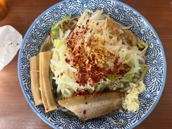 「極旨田田塩ラーメン小ぶた1枚固め1,100円」@松木田田の写真