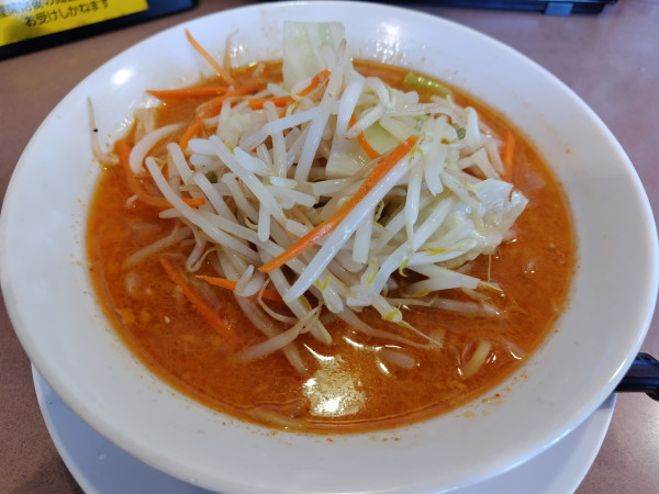 「みそ　※ちょい辛」@信州ラ－メン人力車 若里店の写真