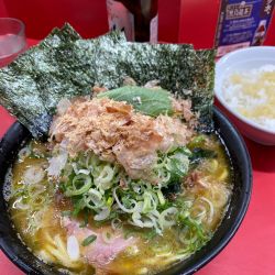 和風ラーメン　海苔　青ネギ