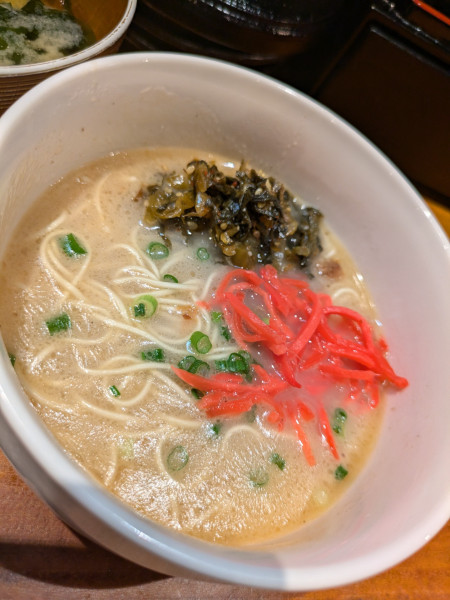 「ミニらーめん」@麺や おの食堂の写真