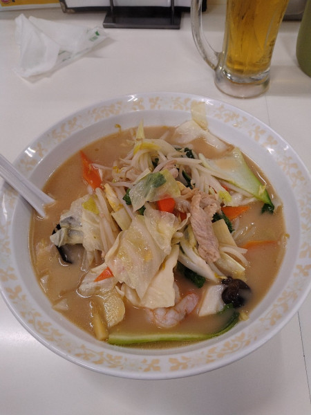 「チャンポン」@餃子の王将 豊川南大通店の写真