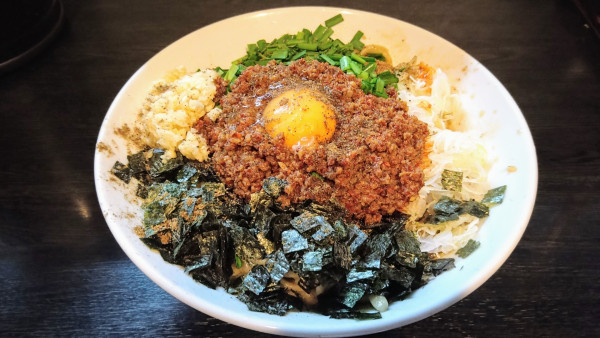 「【限定】我流豚星｡台湾混蕎麦(大蒜･ホアジャオ･追い飯)」@豚星。の写真