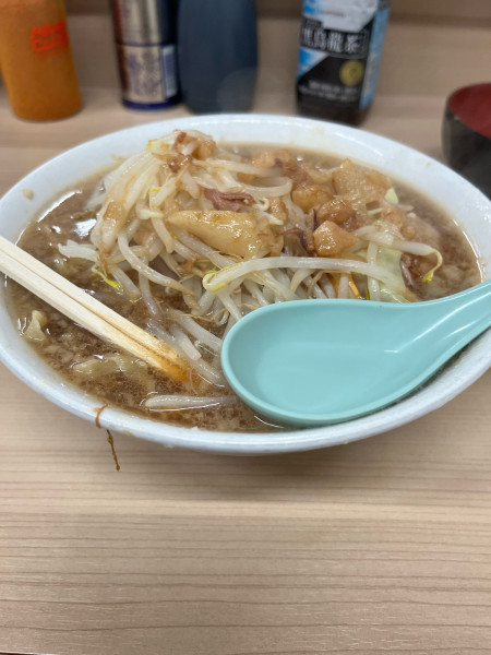 「ラーメン150gチーズ」@ラーメン荘 歴史を刻め 世田谷店の写真