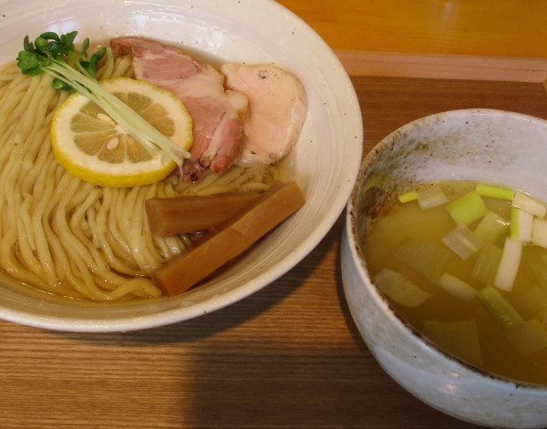 「昆布水つけ麺（塩）980円」@BABA NOODLE HOUSEの写真