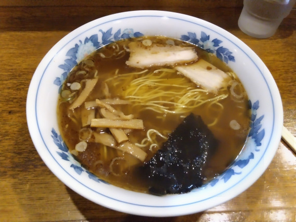 「らーめん（650円）」@らーめん 丸長の写真